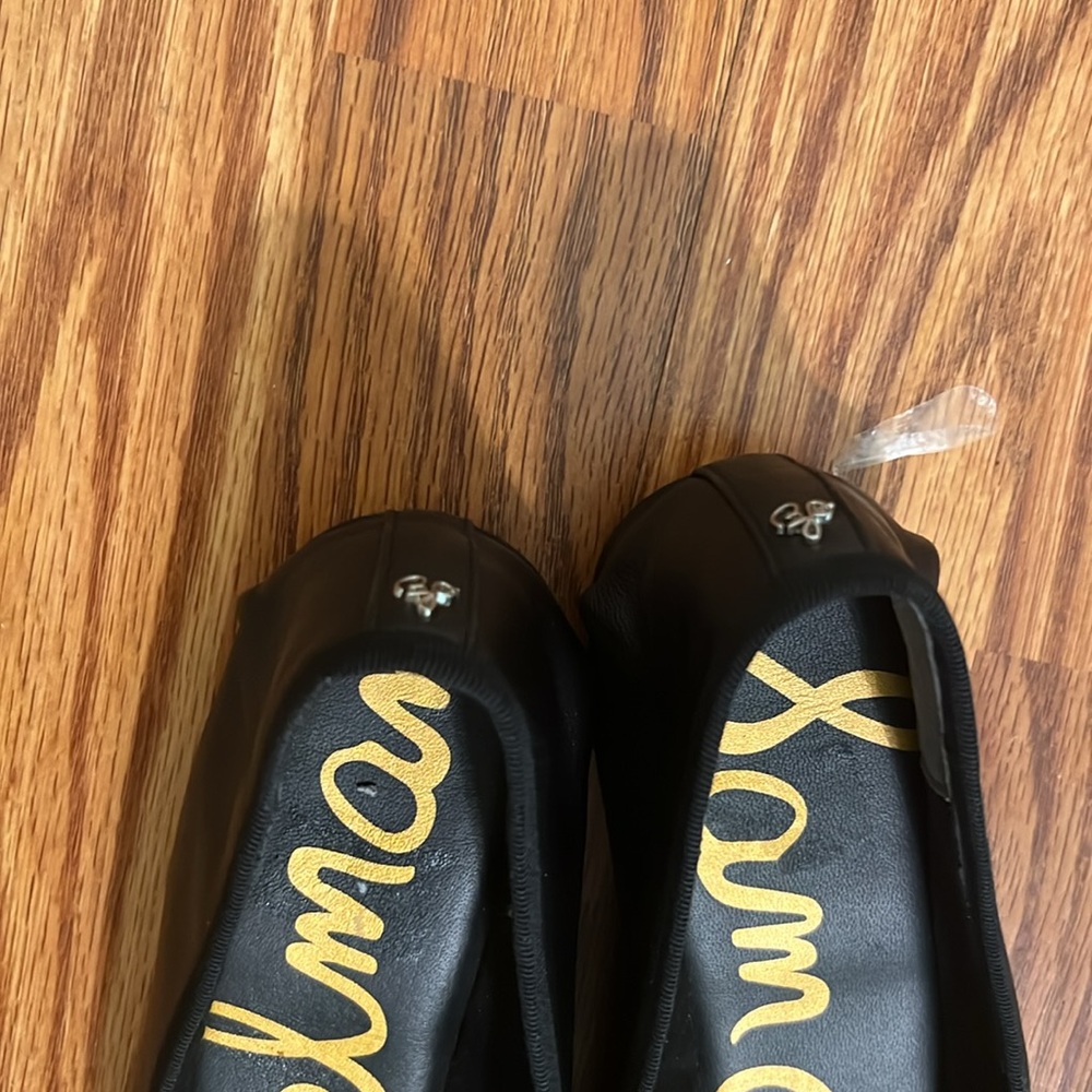 Sam Edelman Zooey Black Women's Leather Ballet Flats size 10 Used - Picture 4 of 11